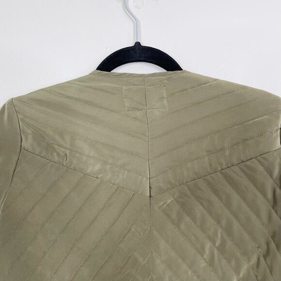 Lucky Brand Quilted Liner Jacket Olive Green Small S Full Zip Lightweight Womens - Picture 7 of 13